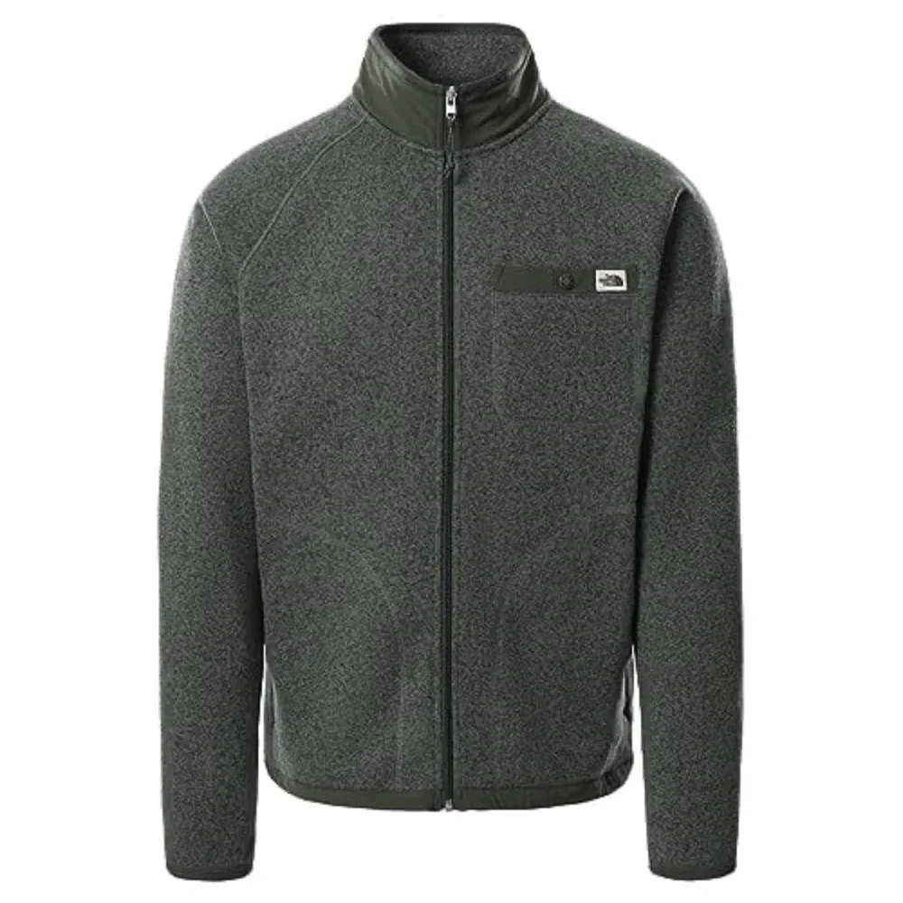 The North Face | Gordon Lyons Men's Full-Zip Olive Green Fleece Jacket - XL
